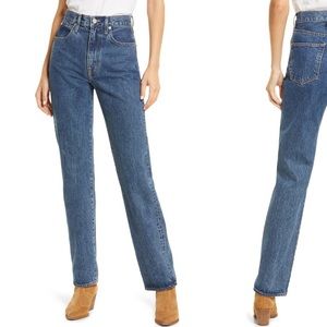 Slvrlake London High Rise Straight Jean